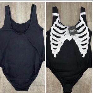 Iron Fist Bone In Skeleton Bodysuit XS XL